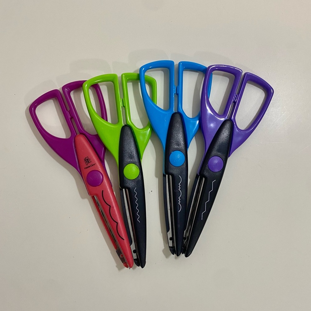 Scrapbooking Craft Scissors Multicolor Scrapbook Art Decorative Edge